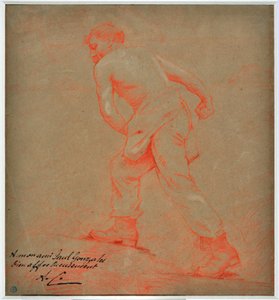 Le sower Tegning af Auguste Carli (1868-1930) af Auguste Carli