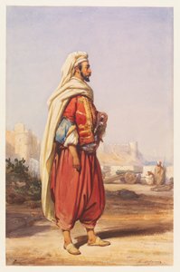 En marokkansk amir af Auguste Delacroix