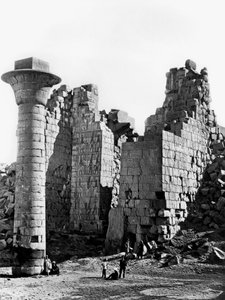 Søjle i Karnak, Egypten, 1893