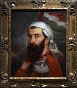 Giuseppe Garibaldi efter kampen i Morazzone den 5. august 1848 af Auguste Estienne