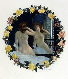 Illustration af Auguste François Gorguet (1862 - 1927) til "Le Lys rouge"" af Anatole France (1844 - 1924). 1894.