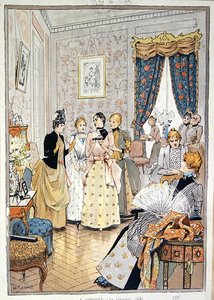 Bryllupsgaverne (1886) (farve litho)