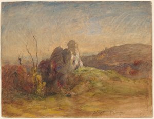 Landskab, 1870-1884. af Auguste Francois Ravier