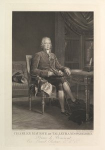 Portræt af Charles Maurice de Talleyrand-Périgord, efter 1808. af Auguste Gaspard Louis Desnoyers
