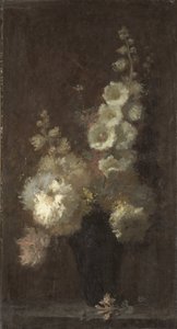 Stilleben med blomster af Auguste Jouve