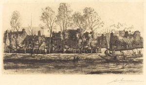Sommes bredder ved Amiens af Auguste Lepere