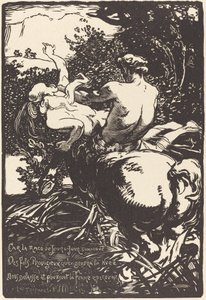 Kentaur Kentauren, 1896. af Auguste Lepere