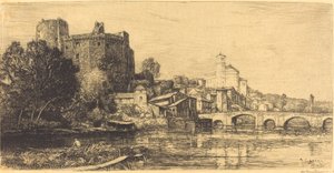 Clisson (Niedre Loire) af Auguste Lepere