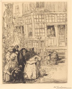 jødiske kvarterer i Amsterdam af Auguste Lepere