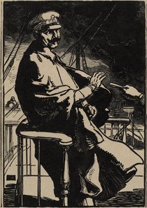 Kejser William på sin Yacht af Auguste Lepere