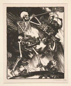 Death and Discord will Rain on the Earth, fra The War of 1914, første serie, nr. 7 af Auguste Lepere