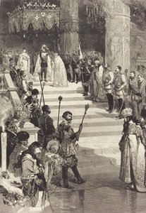 Kroningen af ​​kejser Alexander III af Rusland 27. maj 1883.