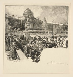 Palace of Liberal Arts, eksteriør af Auguste Lepere