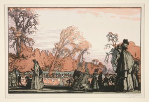 Le bassin des Tuileries (Dammen i Tuilerierne)