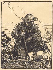 Landets tigger, 1895. af Auguste Lepere