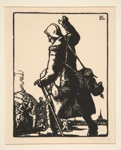 Soldat på orlov, fra The War of 1914, første serie, nr.16