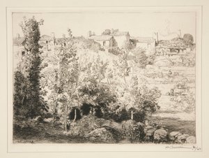 Landsbyen La Meule (øen af Auguste Lepere