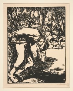 The Francs-Tireurs (Sharpshooters), fra The War of 1914, første serie, nr. 11 af Auguste Lepere