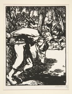 The Francs-Tireurs (Sharpshooters), fra The War of 1914, første serie, nr. 11 af Auguste Lepere
