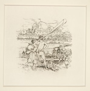 Riverside Party af Auguste Lepere