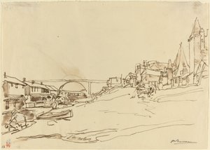 Kongen af Polens hus (Angers) af Auguste Lepere