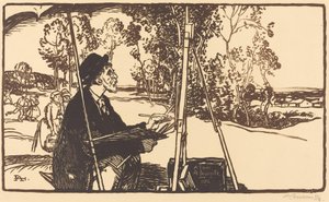 Landskabskunstneren af Auguste Lepere