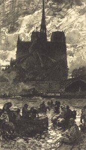 Vandingsplads bag Notre-Dame L