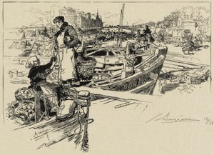 Havnescene, muligvis 1880