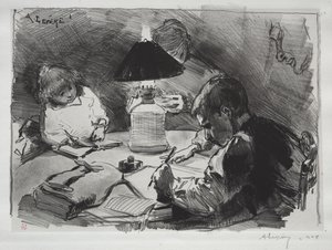 Omkring Lampen af Auguste Louis Lepère
