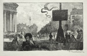 Hjørne af Royal Street af Auguste Louis Lepère