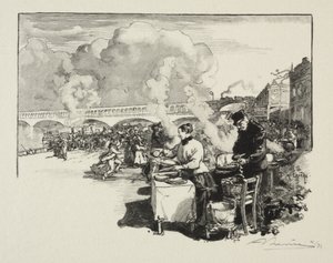 Landingsplads for omnibusbåde af Auguste Louis Lepère