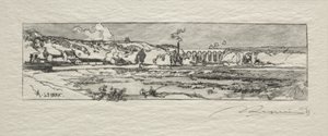 Issy les Moulineaux dam af Auguste Louis Lepère