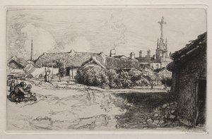 Golgata, St. Jean-de-Mont af Auguste Louis Lepère