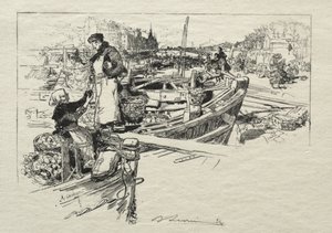 Æblemarkedet, nr. 1 af Auguste Louis Lepère