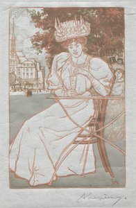 Paris Almanak, 1897: Sommer af Auguste Louis Lepère
