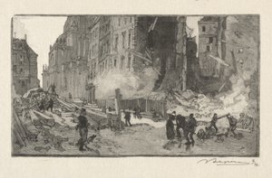 Place Gerson og Rue Restot af Auguste Louis Lepère