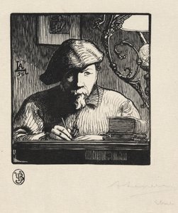 Selvportræt af Auguste Louis Lepère