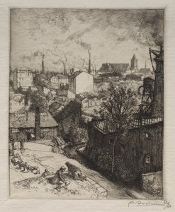 Minde om St. Denis af Auguste Louis Lepère