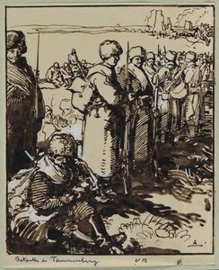Slaget ved Tannenberg af Auguste Louis Lepère