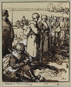 Bataille de Tannenberg, 1914. af Auguste Louis Lepère