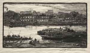 Caféer - Sangere. af Auguste Louis Lepère