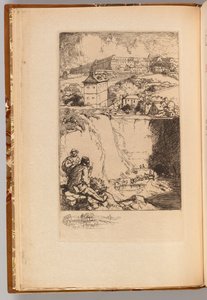 Katalog over Auguste Lepères udstilling: Frontispice, 1908. af Auguste Louis Lepère