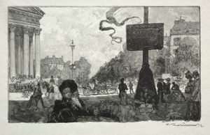Hjørne af Royal Street af Auguste Louis Lepère
