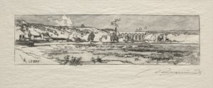 Issy les Moulineaux dam. af Auguste Louis Lepère