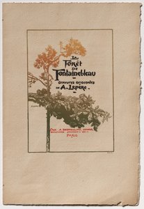 Fontainebleau Forest: Annonce for "Fontainebleau Forest" af Auguste Louis Lepère