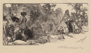 Fontainebleau Skov: Kulmænd af Auguste Louis Lepère