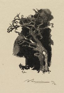 Fontainebleau Forest: The Raging One af Auguste Louis Lepère