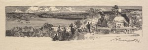 Fontainebleau-skoven: Solle-dalen af Auguste Louis Lepère