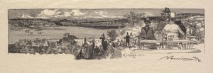 Fontainebleau Skov: Solledalen La Forêt de Fontainebleau: La Vallée de la Solle, 1890. af Auguste Louis Lepère