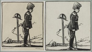 Kejser af Østrig, 1914. af Auguste Louis Lepère